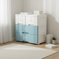 Child-Friendly Design Kids Room Drawer Chest Large Capacity Kids Toy Storage Organizer Easy Assembly Baby Clothes Dresser Formaldehyde-Safe for Toddlers, Babies, Nursery, Playroom, Bedroom