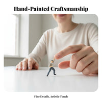 1:64 Miniature Scale Figure Dynamic Pose 1:64 Scale Person Figure Miniature Scene Person Additively Manufactured