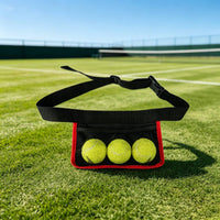 Tennis Ball Waist Bag Lightweight Tennis Ball Bag Adjustable Belt Sports Storage for Practice