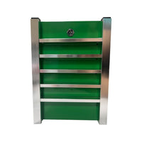 Steel Savings Bank Small Lockable Change Bank Heavy Duty Savings Box with Lock for Home, Desk