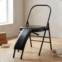 Folding Exercise Chair Space-Saving Padded Exercise Chair Comfortable