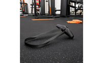 2 Pieces Curved Handle with Strap Non-Slip Rowing Handle with Strap Heavy Duty