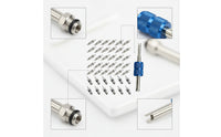 36 Pieces Car Air Conditioning Valve Core Accessories with Remover Tool Car Air Conditioning Valve Core Accessories Refrigeration for Garage
