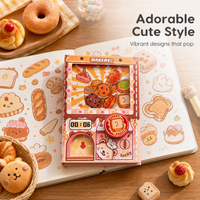 Mini Food Vending Machine Notebook Blind Box Toy for Students