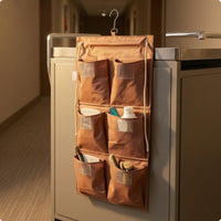 Hanging Storage Bag 6 Pockets Closet Hanging Organizer Textile