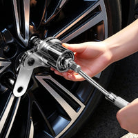 Easy-to-Read Wrench Kit Long-Lasting Wrench Set Sturdy Wheel Nut Removal Tool Non-Slip for Mechanics, Roadside Emergency