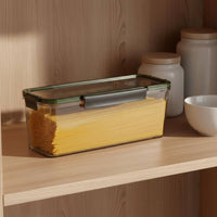 Noodle Storage Box Space Saving Spaghetti Container Leak-Resistant Airtight Pasta Canister for Refrigerator