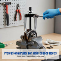 Three-Jaw Puller, Multi-Purpose Bearing Removal Tool, Universal for Automotive Maintenance, Carbon Steel