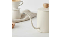 Steep-over Coffee Pot Stovetop Safe Steep-over Coffee Kettle Gooseneck Kettle Nonstick Coating Coated Kitchenware for Baristas