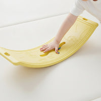 Molded Plastic Rocker Board Textured Balance Board with Handles Indoor Exercise for Children, Toddlers, Home Gym, Playroom, Sensory Room