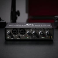 USB Audio Interface on-the-Fly Sound Effortless Hardware for Artists, Podcasters