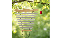 9-Note Wind Chime Resonant Wind Chime with Mallet Single-Row Musical Instrument with Mallet for Meditation, Sound  , Mindfulness Practice