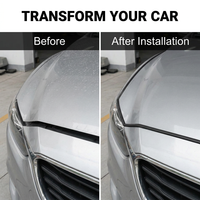Car Door Seal Strip Waterproof for Trunk, DIY Car Weatherproofing, EPDM Z-Shaped Door Seal, Flexible Rubber Weatherstrip, Universal Fit Car