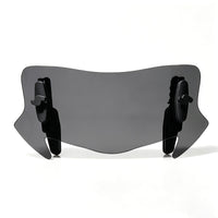 Universal Motorcycle Windshield, Adjustable, Plastic, Clear or Smoky Gray