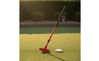 Aluminum Alloy Shaft Telescopic Golf Putter Portable Adjustable Putter Lightweight Golf Practice Club Comfortable Grip for Adults, Kids, Training Range