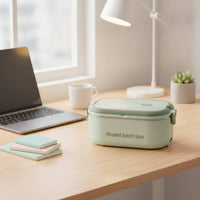 Electric Electric Heated Lunch Box Compact Electric Lunch Box with Stainless Steel Container Portable Food Warmer for Commuters