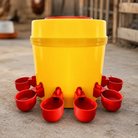 Automatic Poultry Waterer for Quail, Chicken, Duck, Goose - Farm Animal Drinking Bowl Feeder
