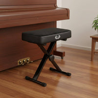 Folding Piano Stool Foldable Padded Keyboard Bench Portable for Guzheng Practice
