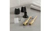 Three Handle Faucet Rebuild Kit Easy to Install Faucet Rebuild Trim Set Reliable Performance Washroom Hardware for Repair