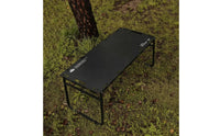 Folding Table Foldable Carbon Steel Folding Table Black