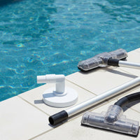 Vacuum Plate with 90 Degree Elbow Easy Installation Pool Skimmer Hose Adapter No Pump Shutdown Needed for Above Ground Pools
