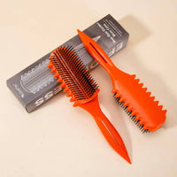 Easy to Clean Detachable 9-Row Brush Professional Grade Wave Defining Brush for Women, Salon
