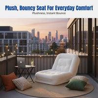 Foldable Sofa Bed, Lazy Recliner, Large Human Dog Bed, Single Sofa for Bedroom, Balcony, Lounge