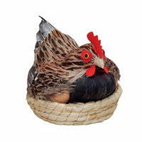 Chicken Model Handmade Male Chicken Figurine Authentic Animal Statue for Farm Scene