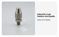 Adjustable Solid Cone Nozzle Adjustable Angle Cone Nozzle Leakproof Stainless Steel Cleaning Tip for Professionals, Humidification