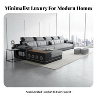 Curved Designd Double Chaise Sofa Contemporary Design Multifunctional Curved Designd Lounger Animalsuitable for Living Room Furniture for Residents