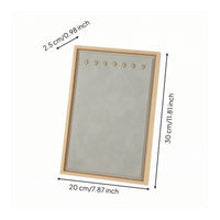 Jewelry Display Stand Compact Necklace Holder with Hooks Sturdy Necklace Stand Hooks for Vanity