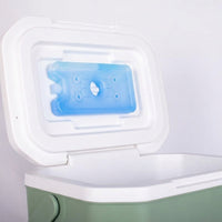 Cool Bag and Portable Cool Box for Food Preservation, 13L Capacity Ice Box with PU Material Foam Insulation, Insulated Box for Outdoor Use