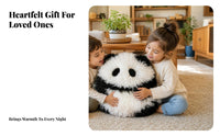 Soft Cushion Black and White Round Cushion Decorative Soft Toy for Sofa