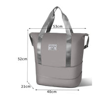 Expandable Travel Bag Large Capacity Travel Bag with Trolley Sleeve Waterproof for Travelers, Weekend Trips, Gym