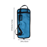 Drumstick Bag Portable Percussion Carrying Case Drum Holder for Students, Drummers