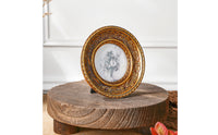 Floral Tabletop Photo Frame Embossed Vintage Photo Frame