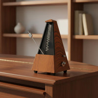 Pyramid Metronome Metal Movement Mechanical Metronome Stable Base Instrument Rhythm Meter for Exam Training