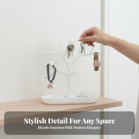 Decorative and Functional Valet Stand Sculpture adaptable Entryway Organizer Modern Nordic and aesthetic Desktop Tray Giftprepared Packaging for Apartment Dwellers, Professionals, Dressing Table, Living Room, chest of drawers Top, Nightstand
