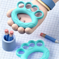 Double Resistance Silicone Hand Grip Loop Rehab Training Hand Grip Strengthener Flexible Finger Strength Loop Washable for Women, Rehabilitation, Writing Practice