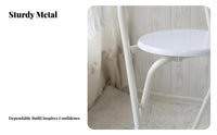 Space-Saving Foldable Counter Stool Portable Foldable Pubstool with Back Support No Assembly Needed Household Seating Sturdy Construction for Apartment Dwellers, Business Owners, Kitchen, Home Bar, Small Apartments, Balcony