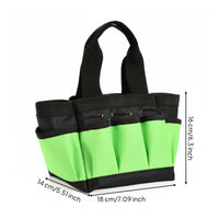 Handheld Tool Tote Waterproof Open Tool Tote Heavy Duty for Electricians, Carpenters, Trunk