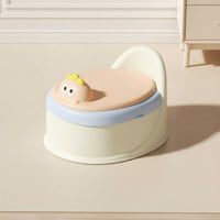 Easy-to-Clean Training Potty Portable Potty with Lid Secure Toilet Clutterclear for Children, Travel