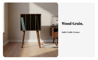 Vinyl Album Storage Rack Vintage Design Vinyl Album Storage Cabinet for Study