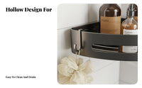 Adhesive Corner Rack Drill Installation Corner Holder Set No Drilling Bathroom Shelf for Residents, Families, Kitchen, Toilet