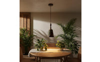 Retro Textile Pendant Light Braided Cable Vintage Rope Pendant Light Warm House Lighting for Bar Counter, Bedroom