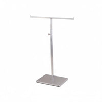 T Bar Purse Display Stand Sturdy Construction T-Shaped Display Stand Countertop Hanging Rack Non-Slip Design for Craft Fair