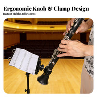 Adjustable Clarinet Marching Lyre Stable and Secure Clarinet Lyre Lightweight for Outdoor Performances, Parades