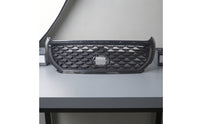Front and Center Intake Grille Ventilated Mesh Grille with Oval Opening Automotive Part Shielding Wear Resistant
