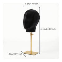 Mannequin Head with Stand Adjustable Mannequin Head Professional Long-Lasting for Retailers, Retail Store, Studio