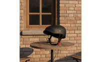 Half Shell Helmet with Goggles and Mask Retro Motorcycle Half Helmet Matte Black Quick-Release for Motorcyclists, City Commuting